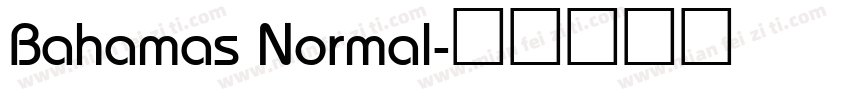 Bahamas Normal字体转换